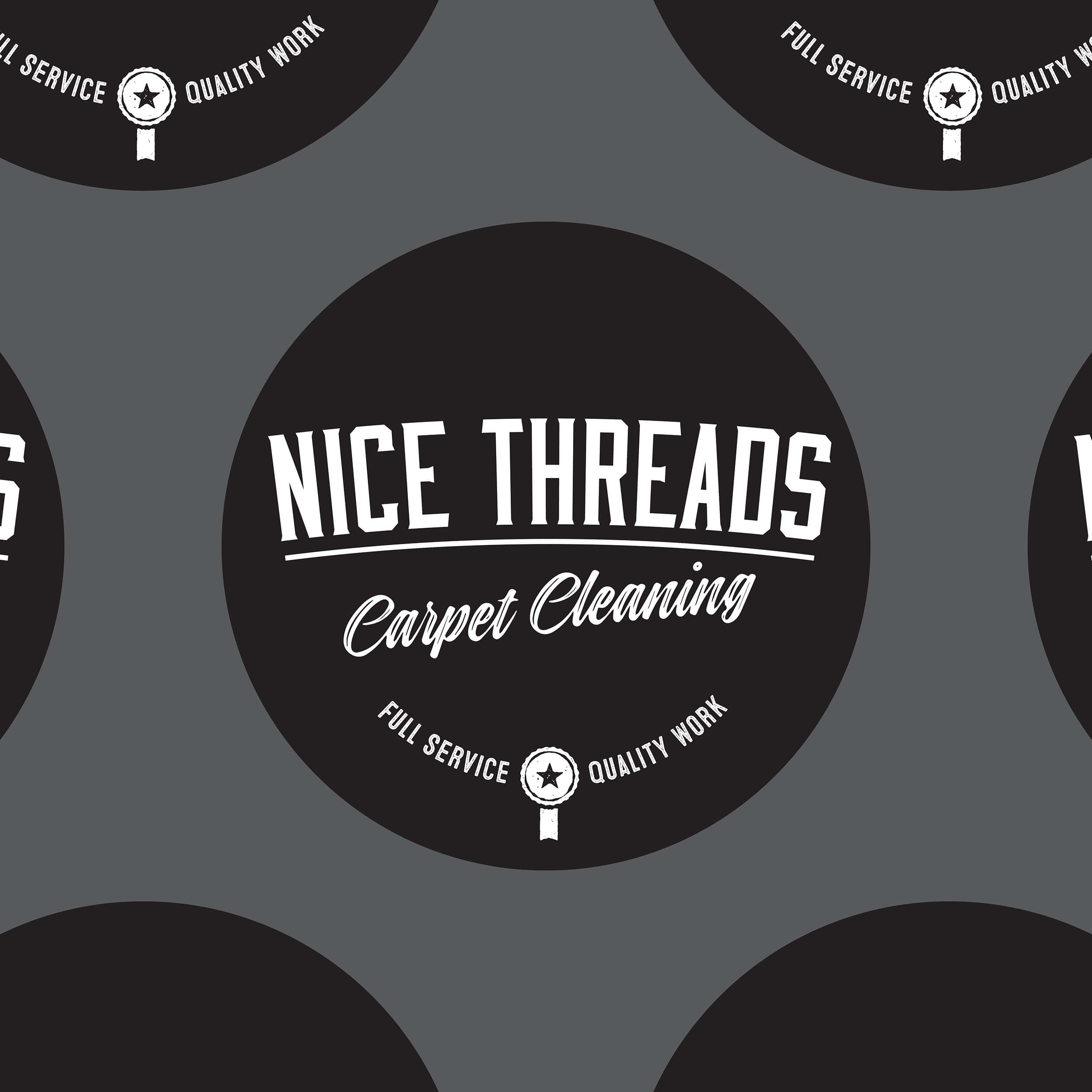 Nice Threads Carpet Cleaning Branding and Web Design