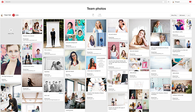 Team branding photos Pinterest