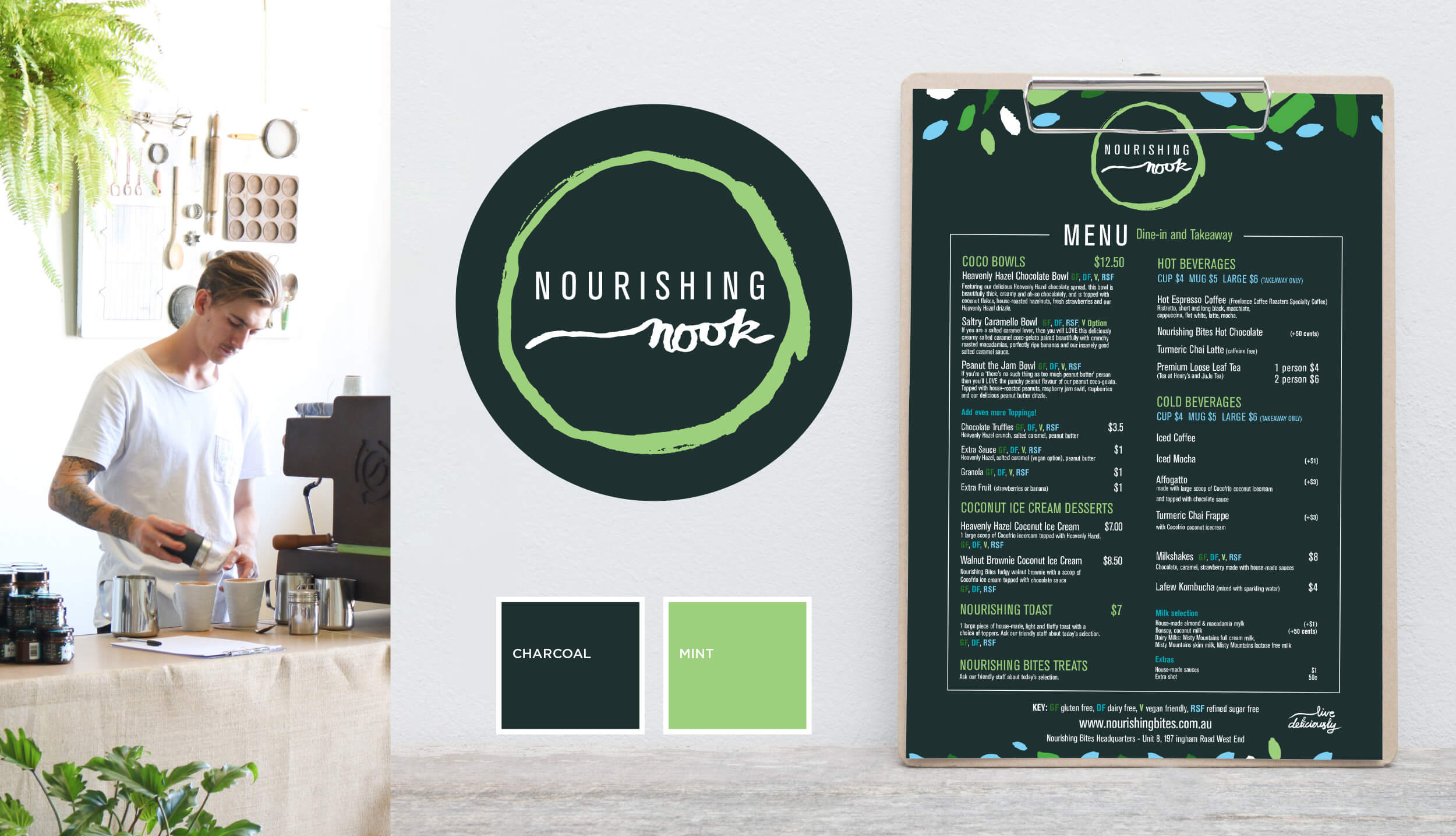 Nourishing Bites Branding